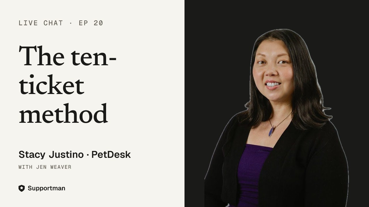 The ten-ticket method · episode 20 of Live Chat with Jen Weaver with Stacy Justino